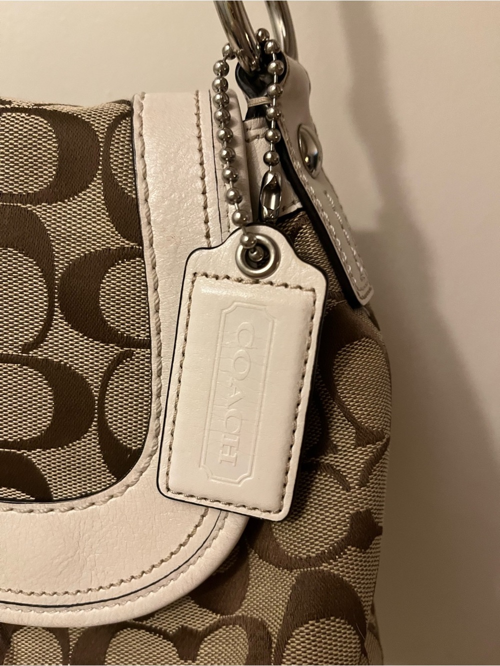 Coach Soho Signature Pleated Flap Shoulder Bag - Picture 7 of 10